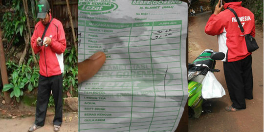 Driver GO-JEK dikerjai, order bebek Rp 184 ribu pakai alamat palsu