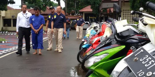 Polisi bongkar sindikat penjual motor bodong via Facebook