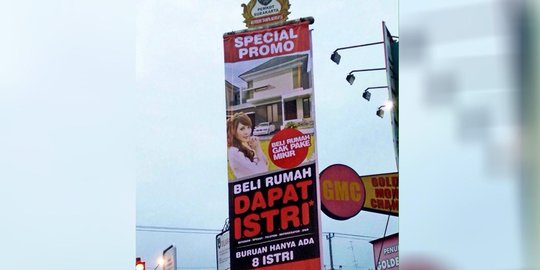 Heboh iklan beli rumah dapat istri, tinggal sisa 8 unit