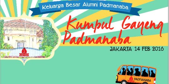 SMA 3 Padmanaba Yogyakarta reuni akbar di Jakarta