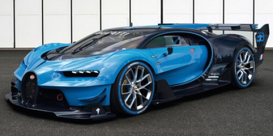 Begini Suara Raungan Mesin W16 Konsep Vision Bugatti