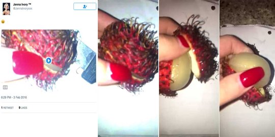 Bintang porno AS ternyata doyan rambutan