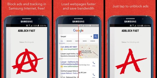 Google buang aplikasi blokir iklan buatan Samsung dari Play Store