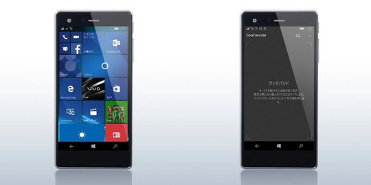 VAIO Phone Biz, smartphone Windows 10 keren dengan RAM 3GB