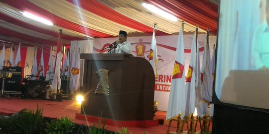 Rayakan ultah partai, Prabowo dan kader Gerindra kompak serba putih