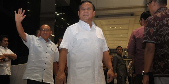 KMP bubar jalan, Prabowo bilang hormati pilihan politik kawan kita