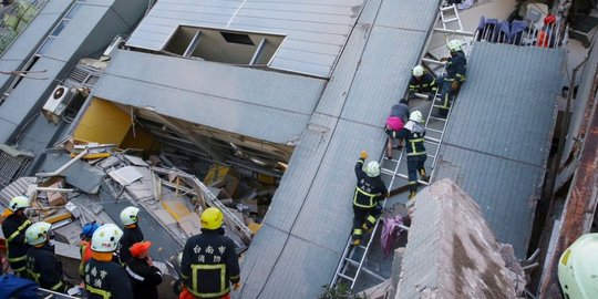Total korban tewas gempa bumi Taiwan bertambah jadi 34 jiwa