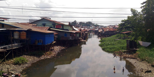 Potret suram kali di Samarinda, dulu bikin bangga kini penuh limbah