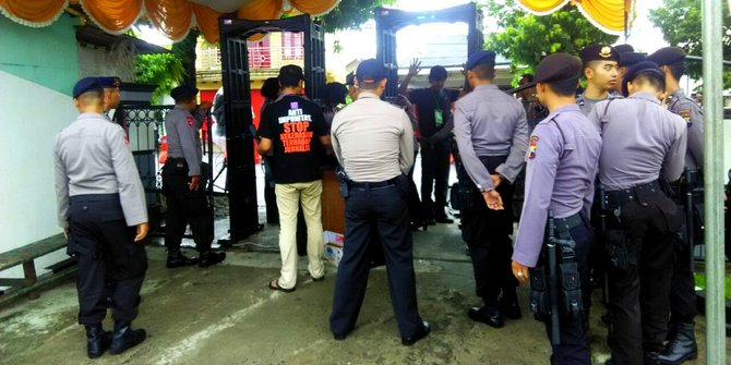 Sidang lanjutan PK Baasyir dijaga ketat petugas bersenjata