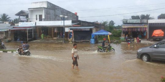 Banjir di 3 kabupaten di Riau, pemkab diminta naikkan status darurat