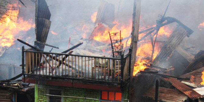 Rumah penjaga sekolah di Cianjur terbakar, Ibu dan 2 anaknya tewas