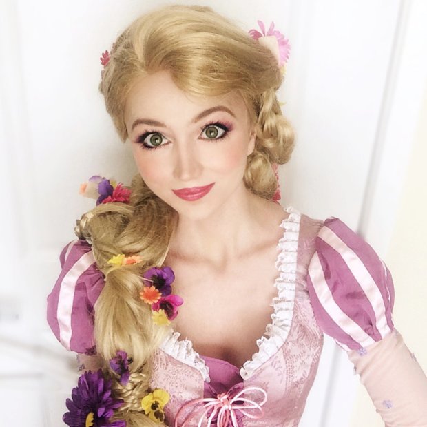 transformasi sarah ingle menjadi putri putri disney