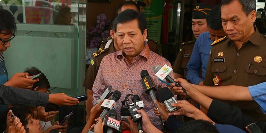 Pagi-pagi Setya Novanto kembali diperiksa Kejagung