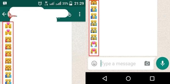 Diam-diam di WhatsApp ada emoji gay