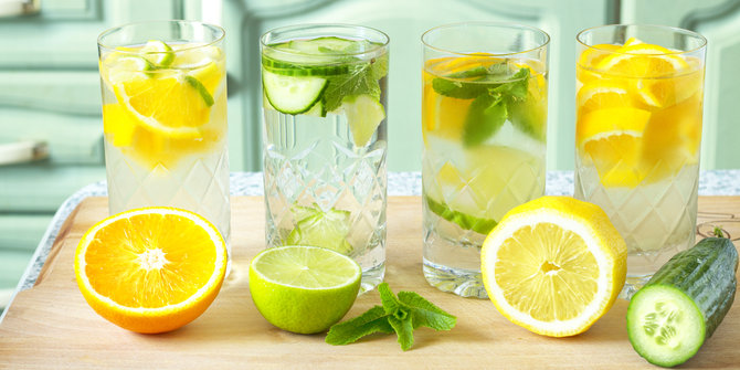 8 Manfaat sehat dalam segarnya infused water