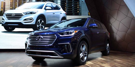 Resmi diperkenalkan, Hyundai Santa Fe 2017 facelift makin keren!