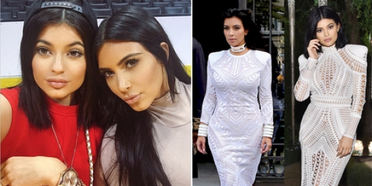 Doyan kembaran baju Kim Kardashian kalah keren dari Kylie 