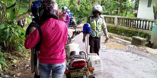 Polantas Subang razia di kampung diperiksa Propam Polda Jabar