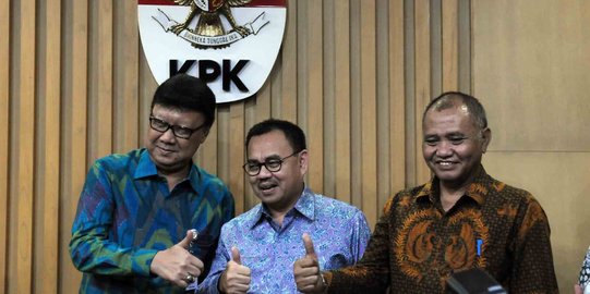 Cegah korupsi Minerba, Tjahjo Kumulo & Sudirman Said sambangi KPK