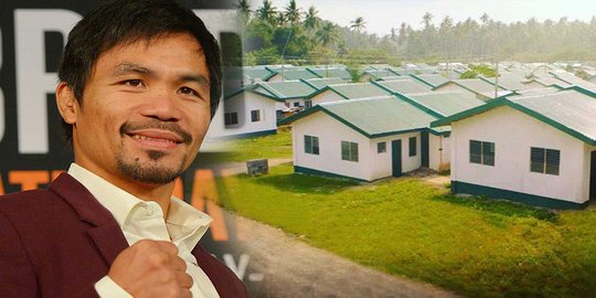 Senator Manny Pacquiao dirikan rumah buat warga miskin