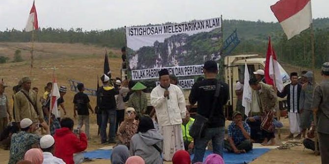 Tolak pabrik Semen Gombong, muncul petisi ke Jokowi & Ganjar