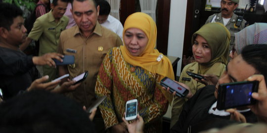 Jawaban Khofifah saat disebut calon kuat di Pilgub Jatim