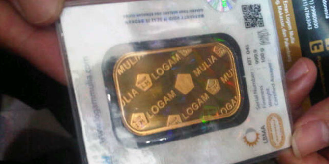 Harga emas Antam dibuka turun Rp 8 ribu jadi Rp 566 ribu per gram