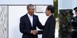 Keakraban Obama sambut kedatangan Jokowi di KTT ASEAN-AS