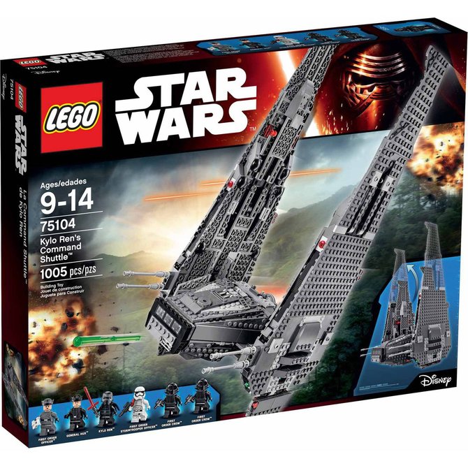 lego kylo rens command shuttle 75104