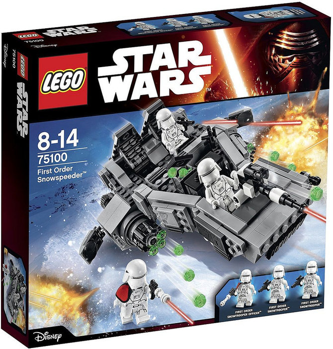 lego first order snowspeeder 75100