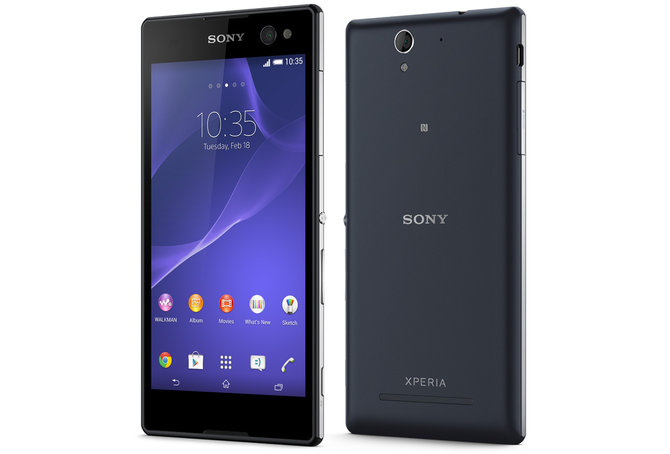 sony xperia c3 single sim 8gb hitam