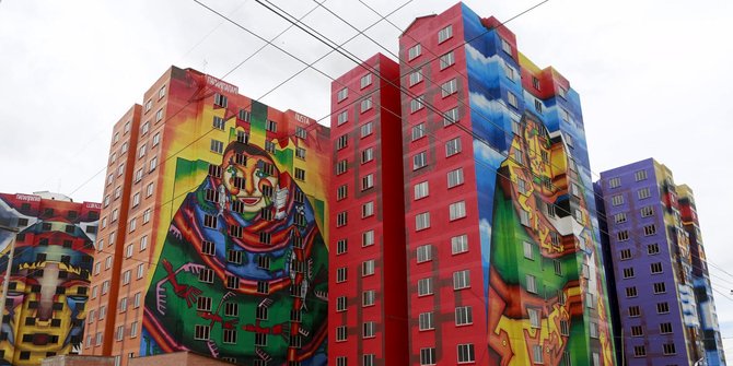 Melihat uniknya apartemen mural ide kreatif Presiden Bolivia