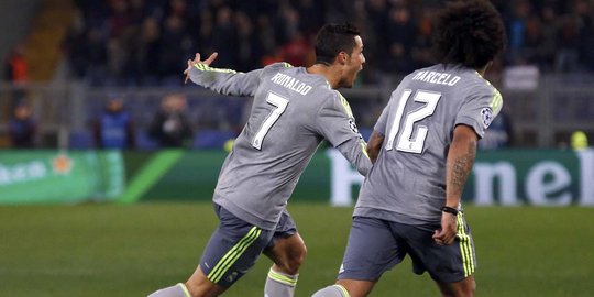 Real Madrid sukses permalukan AS Roma 0-2