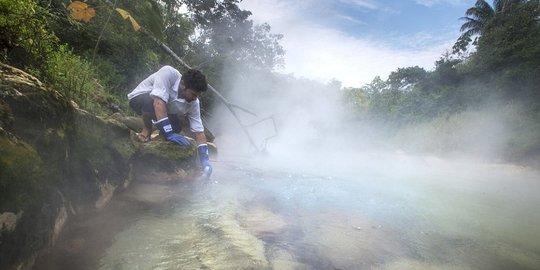 Sungai di Peru ini memiliki suhu yang tinggi hingga mendidih