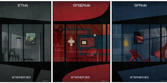 Begini tampilan rumah superhero menurut ilustrator ini