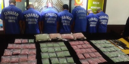 40 Ribu butir ekstasi diamankan dari sindikat Belanda