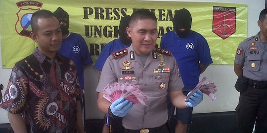 Polisi bongkar sindikat peredaran uang palsu di Blitar