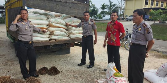 Polisi ungkap sindikat pupuk oplosan antar provinsi