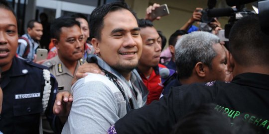 Usai diperiksa Polda, Saipul Jamil tegaskan tak bersalah