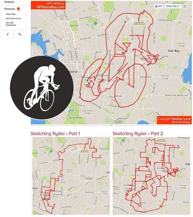 gps doodles bikinan stephen lund