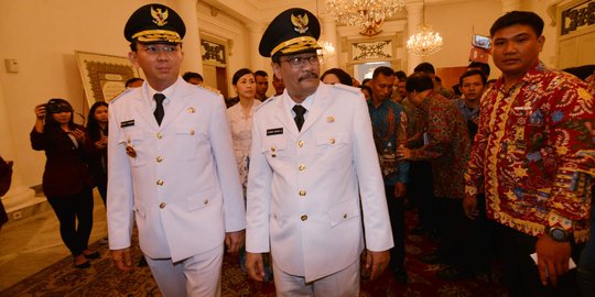 Ahok: Kalau PDIP izinkan, saya maju dengan Pak Djarot