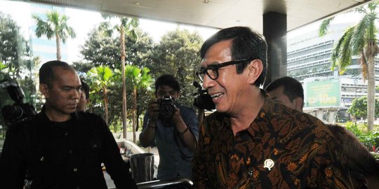 Menkum HAM hargai ucapan ketua KPK akan mundur bila ada revisi UU