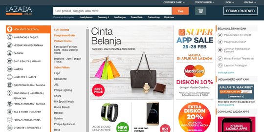 Lazada: 85 persen pengguna smartphone Indonesia punya 10 aplikasi