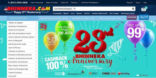 Tahun 2016, Bhinneka.com siapkan dana Rp 100 miliar untuk beriklan