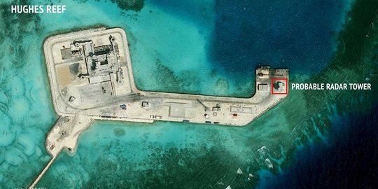 Melihat lebih dekat radar-radar China yang dibangun di laut sengketa
