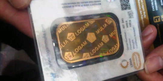Harga emas Antam naik Rp 4.000 jadi Rp 567.000 per gram