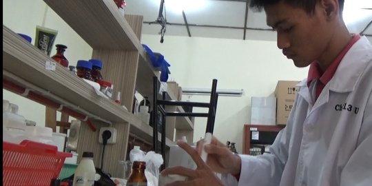 Mahasiswa Unibraw bikin kreasi pasta gigi dari bahan cangkang telur