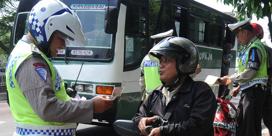 Razia sepekan, Polrestabes Bandung keluarkan 3.980 surat tilang