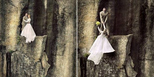 wedding di tepi jurang setinggi