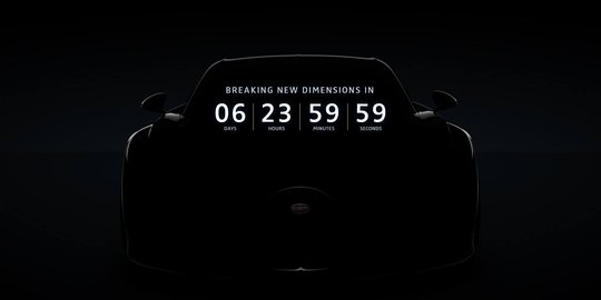 Bugatti Chiron siap rilis minggu depan!